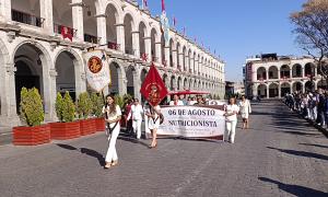 Desfile dia del Nutricionista